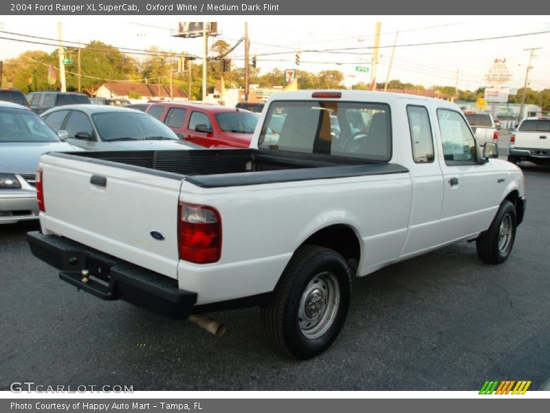 Oxford White / Medium Dark Flint 2004 Ford Ranger XL SuperCab