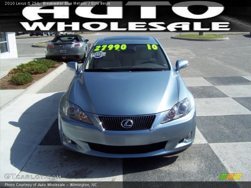 Breakwater Blue Metallic / Ecru Beige 2010 Lexus IS 250