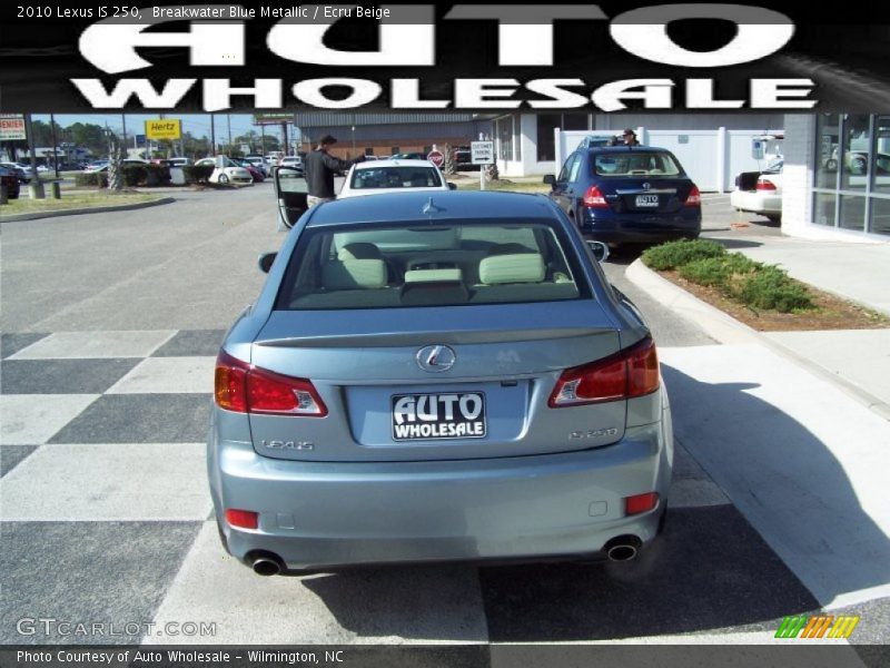 Breakwater Blue Metallic / Ecru Beige 2010 Lexus IS 250