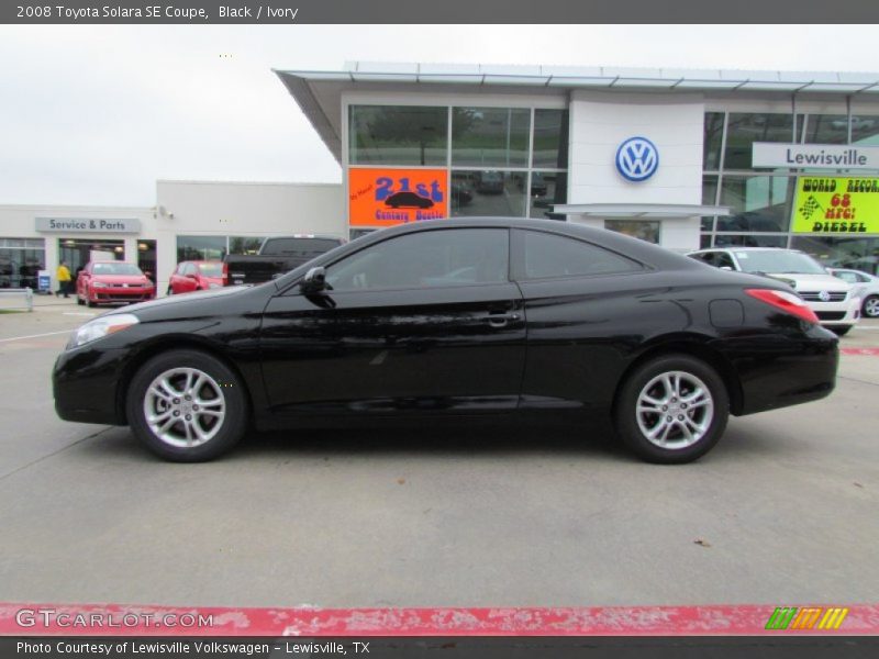 Black / Ivory 2008 Toyota Solara SE Coupe