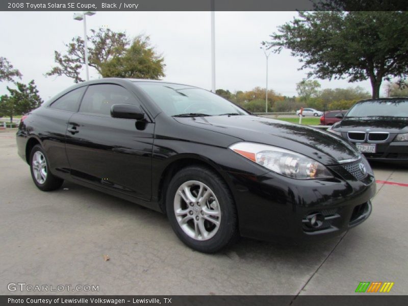 Black / Ivory 2008 Toyota Solara SE Coupe