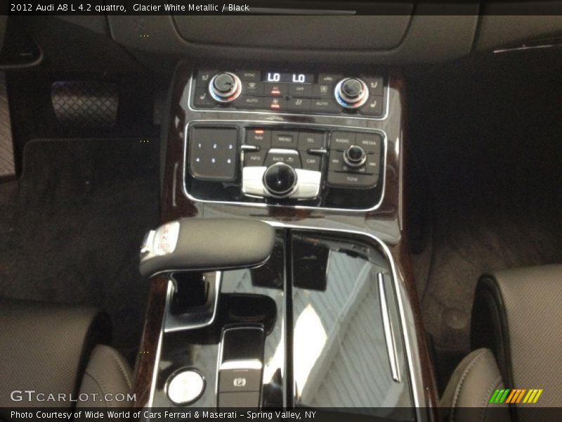 Glacier White Metallic / Black 2012 Audi A8 L 4.2 quattro