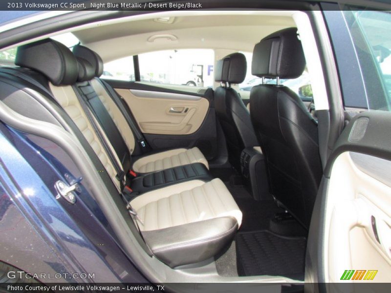 Night Blue Metallic / Desert Beige/Black 2013 Volkswagen CC Sport
