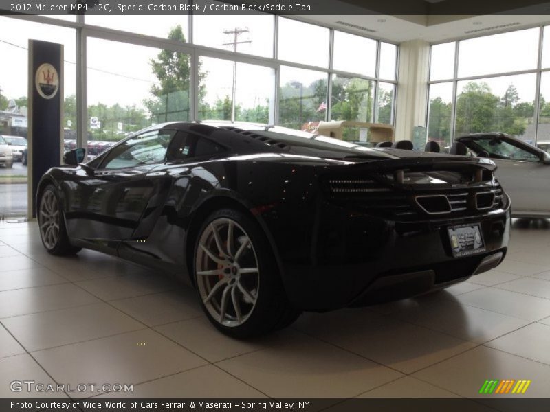 Special Carbon Black / Carbon Black/Saddle Tan 2012 McLaren MP4-12C