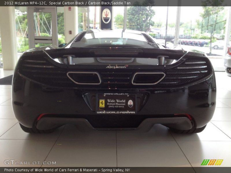 Special Carbon Black / Carbon Black/Saddle Tan 2012 McLaren MP4-12C