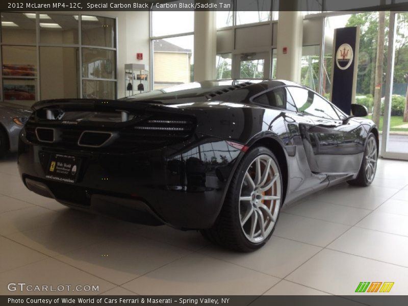Special Carbon Black / Carbon Black/Saddle Tan 2012 McLaren MP4-12C