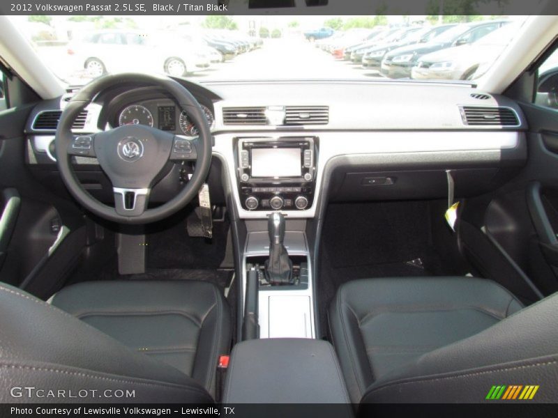 Black / Titan Black 2012 Volkswagen Passat 2.5L SE