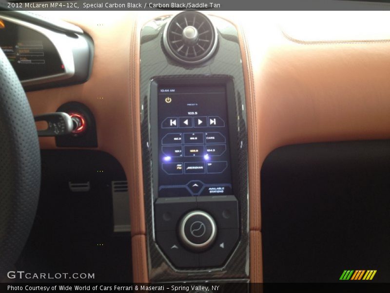 Controls of 2012 MP4-12C 