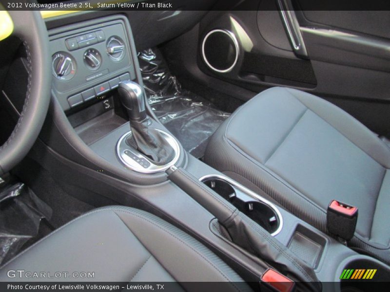 Saturn Yellow / Titan Black 2012 Volkswagen Beetle 2.5L