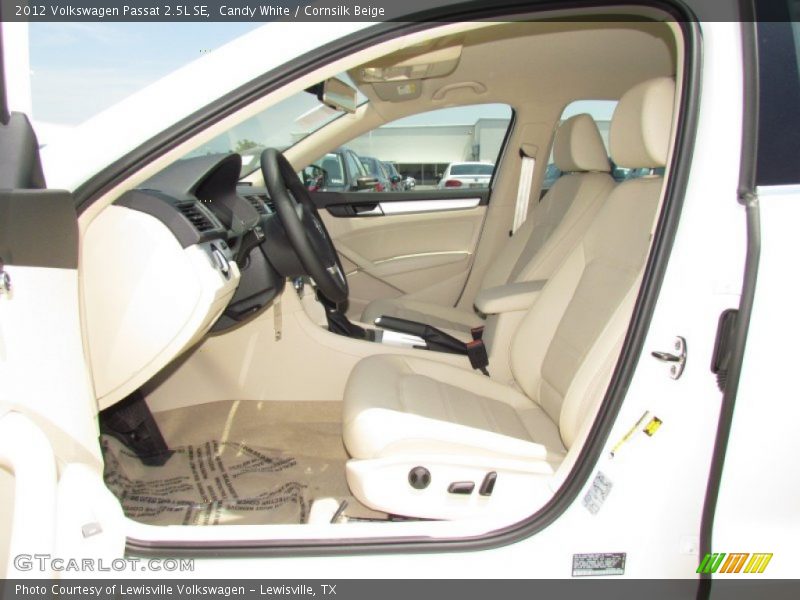 Candy White / Cornsilk Beige 2012 Volkswagen Passat 2.5L SE