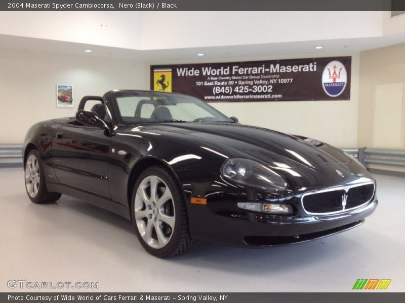 Nero (Black) / Black 2004 Maserati Spyder Cambiocorsa