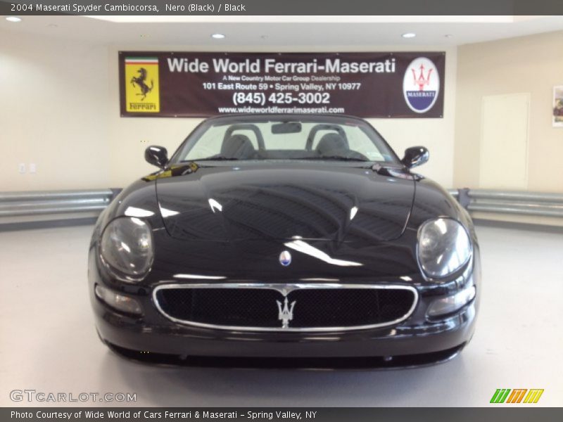 Nero (Black) / Black 2004 Maserati Spyder Cambiocorsa