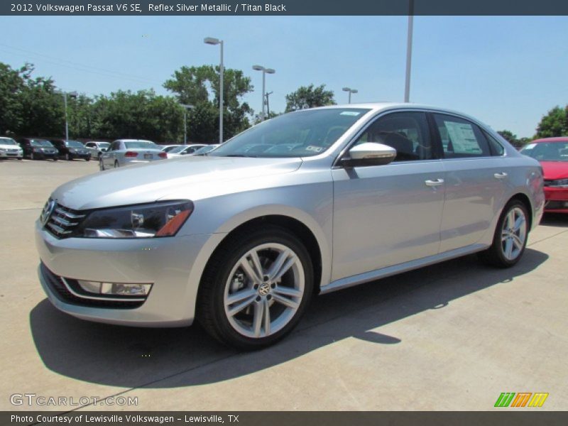 Reflex Silver Metallic / Titan Black 2012 Volkswagen Passat V6 SE