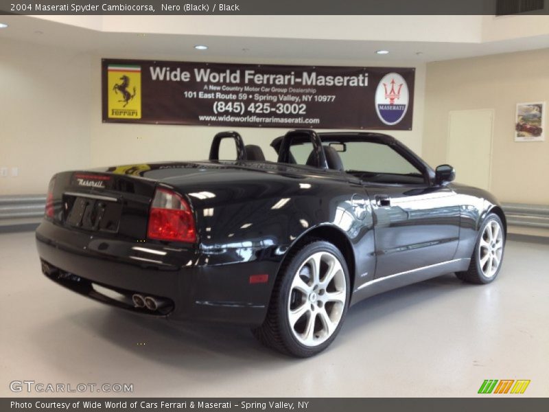 Nero (Black) / Black 2004 Maserati Spyder Cambiocorsa