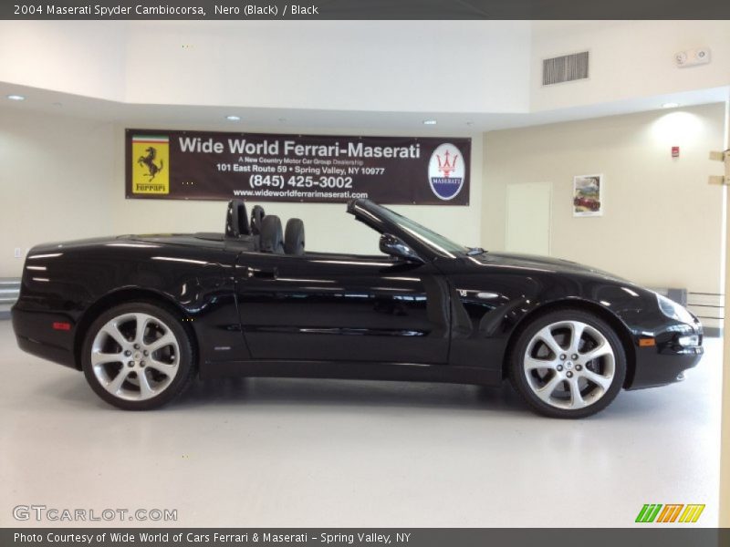 Nero (Black) / Black 2004 Maserati Spyder Cambiocorsa