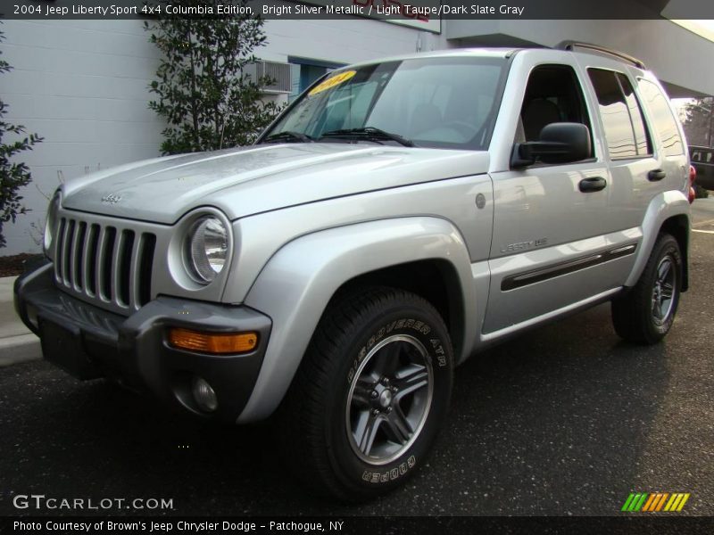 Bright Silver Metallic / Light Taupe/Dark Slate Gray 2004 Jeep Liberty Sport 4x4 Columbia Edition