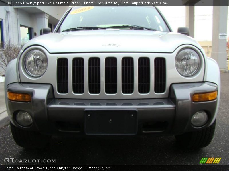 Bright Silver Metallic / Light Taupe/Dark Slate Gray 2004 Jeep Liberty Sport 4x4 Columbia Edition