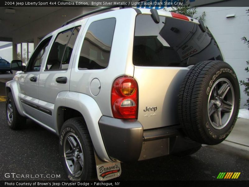 Bright Silver Metallic / Light Taupe/Dark Slate Gray 2004 Jeep Liberty Sport 4x4 Columbia Edition