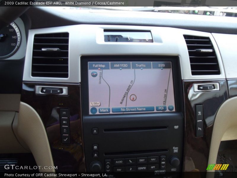 White Diamond / Cocoa/Cashmere 2009 Cadillac Escalade ESV AWD