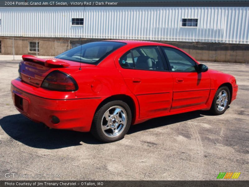 Victory Red / Dark Pewter 2004 Pontiac Grand Am GT Sedan