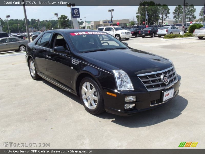 Black Raven / Ebony 2008 Cadillac STS V8