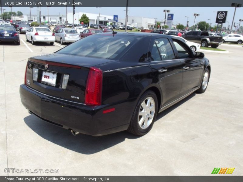 Black Raven / Ebony 2008 Cadillac STS V8