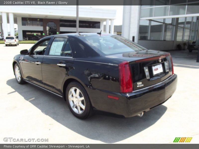 Black Raven / Ebony 2008 Cadillac STS V8