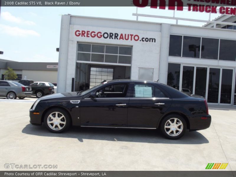 Black Raven / Ebony 2008 Cadillac STS V8