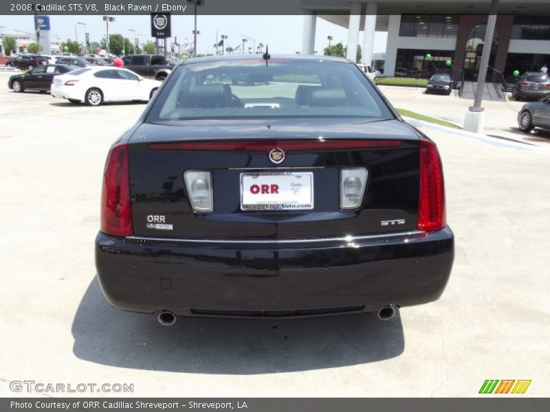 Black Raven / Ebony 2008 Cadillac STS V8