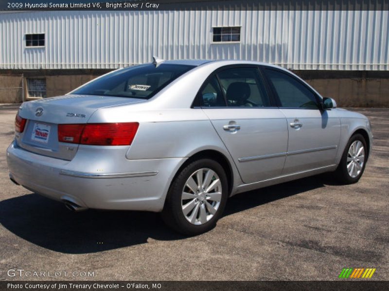 Bright Silver / Gray 2009 Hyundai Sonata Limited V6