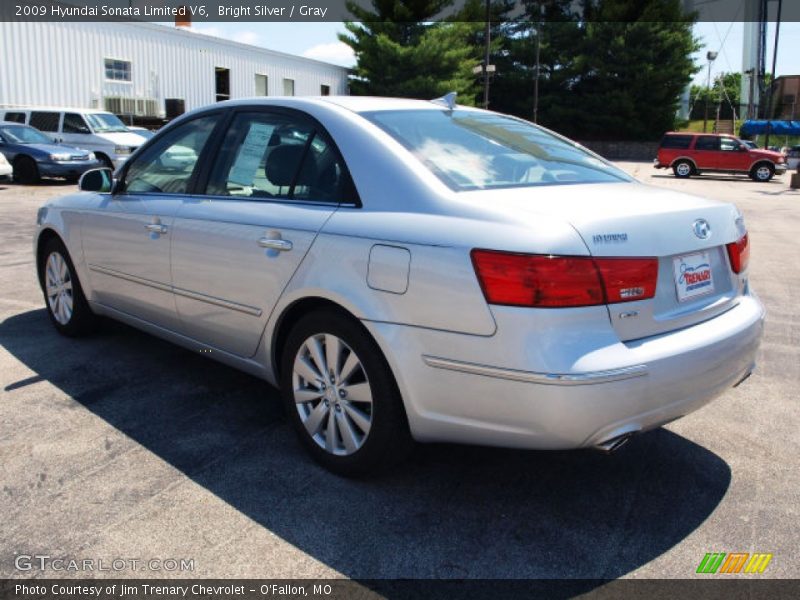 Bright Silver / Gray 2009 Hyundai Sonata Limited V6