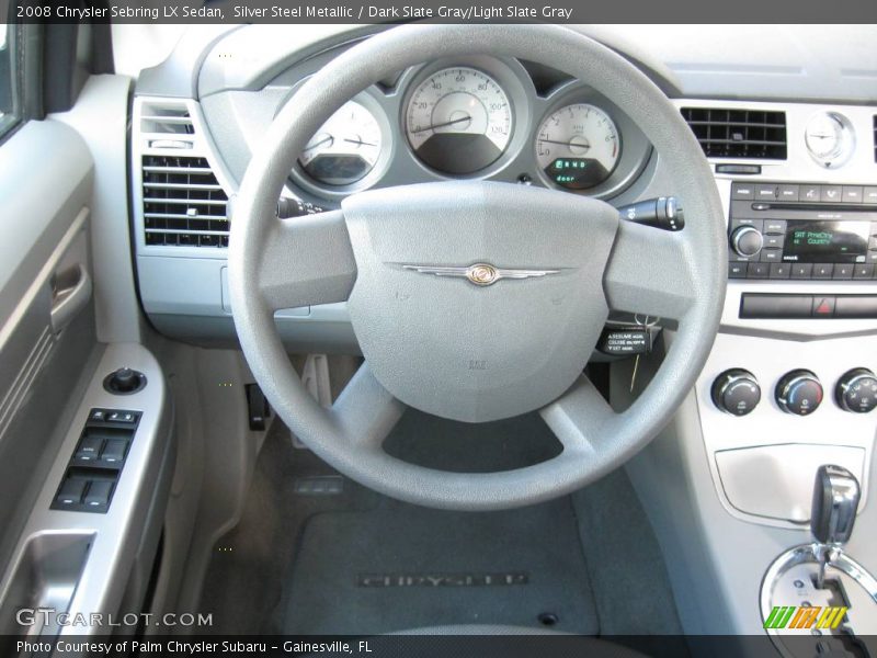 Silver Steel Metallic / Dark Slate Gray/Light Slate Gray 2008 Chrysler Sebring LX Sedan