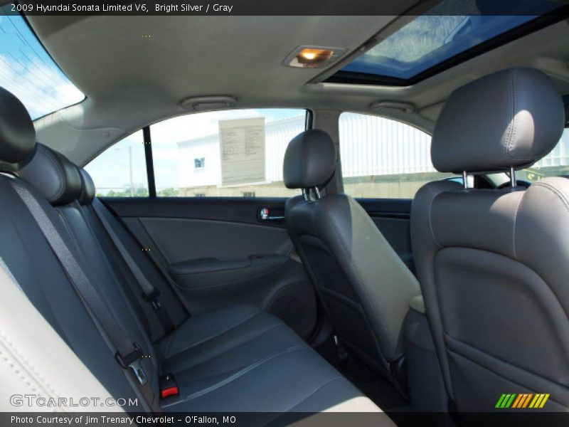 Bright Silver / Gray 2009 Hyundai Sonata Limited V6