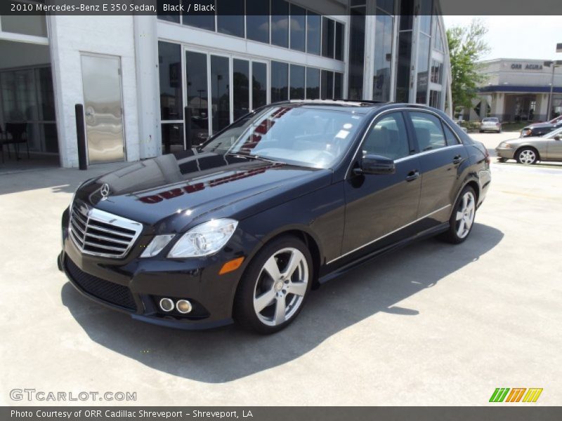 Black / Black 2010 Mercedes-Benz E 350 Sedan
