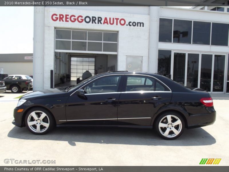 Black / Black 2010 Mercedes-Benz E 350 Sedan