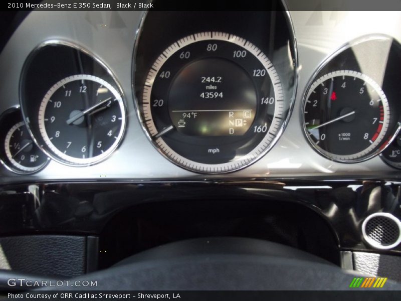 Black / Black 2010 Mercedes-Benz E 350 Sedan
