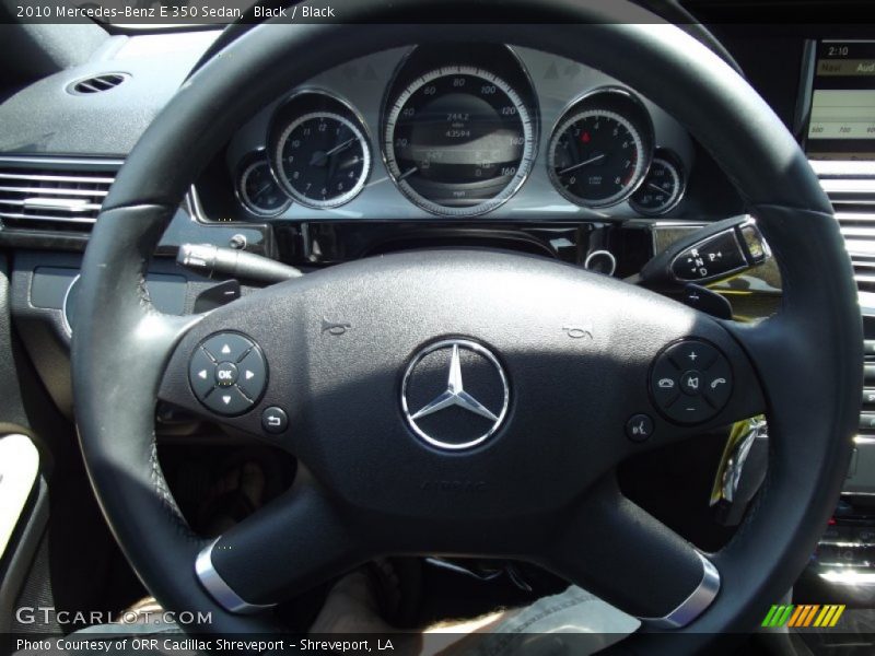 Black / Black 2010 Mercedes-Benz E 350 Sedan