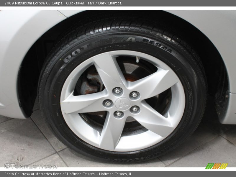 Quicksilver Pearl / Dark Charcoal 2009 Mitsubishi Eclipse GS Coupe
