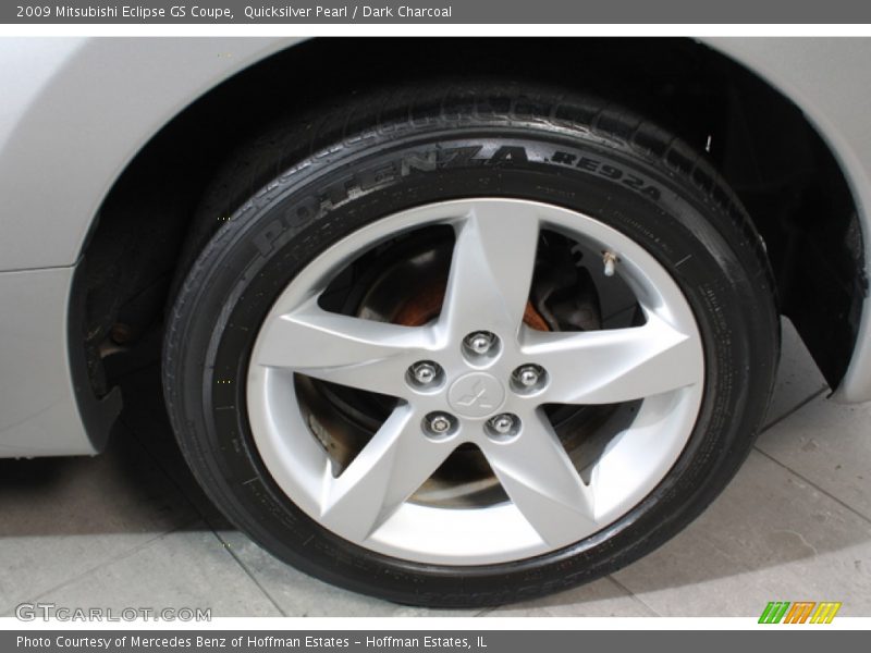 Quicksilver Pearl / Dark Charcoal 2009 Mitsubishi Eclipse GS Coupe