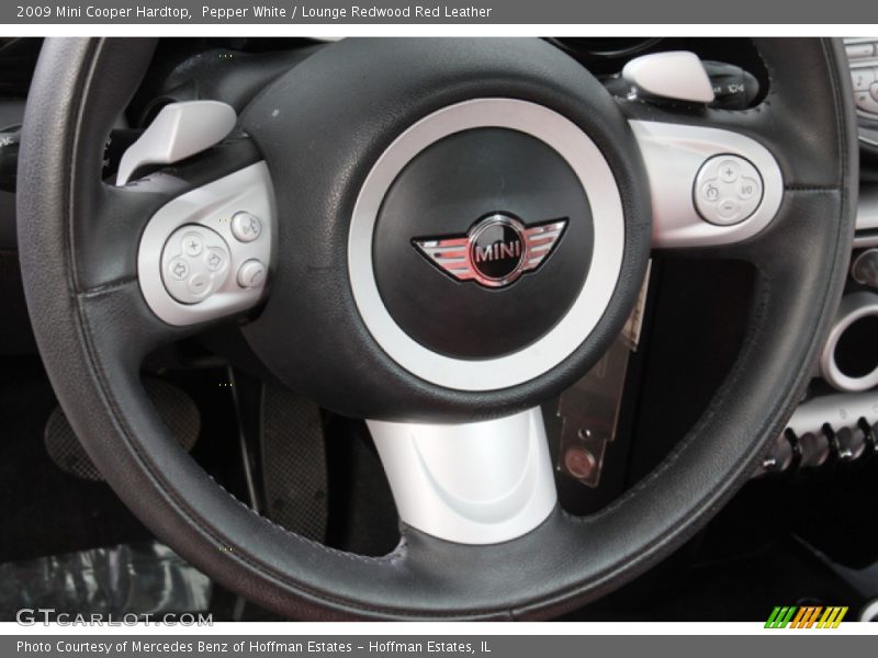 Pepper White / Lounge Redwood Red Leather 2009 Mini Cooper Hardtop