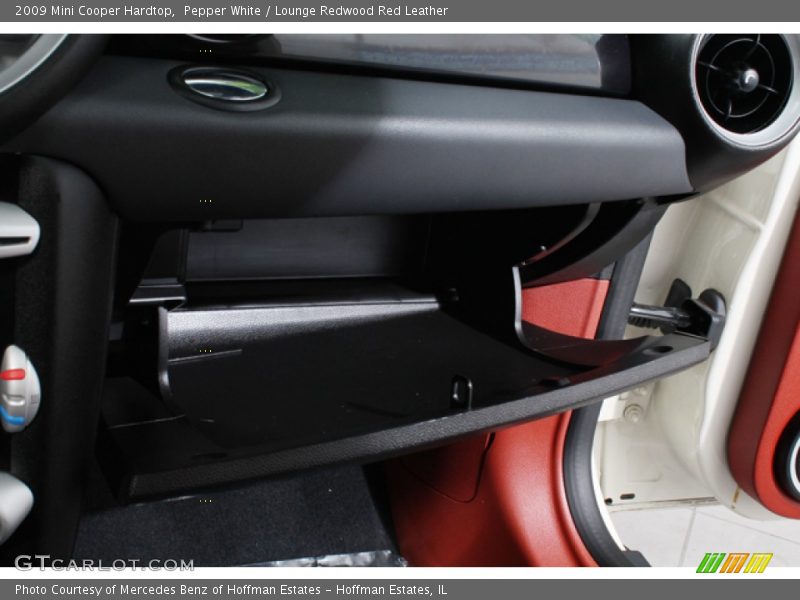 Pepper White / Lounge Redwood Red Leather 2009 Mini Cooper Hardtop