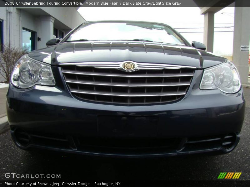 Modern Blue Pearl / Dark Slate Gray/Light Slate Gray 2008 Chrysler Sebring Touring Convertible