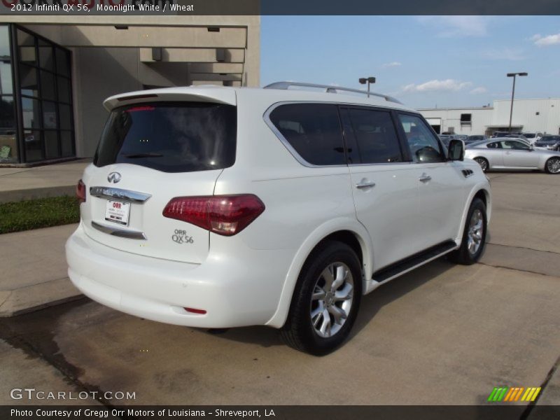 Moonlight White / Wheat 2012 Infiniti QX 56