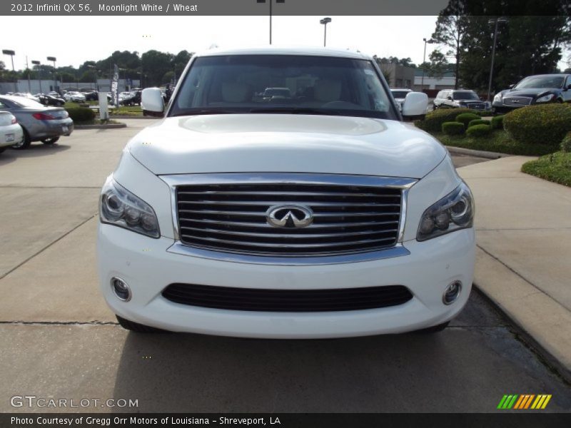 Moonlight White / Wheat 2012 Infiniti QX 56