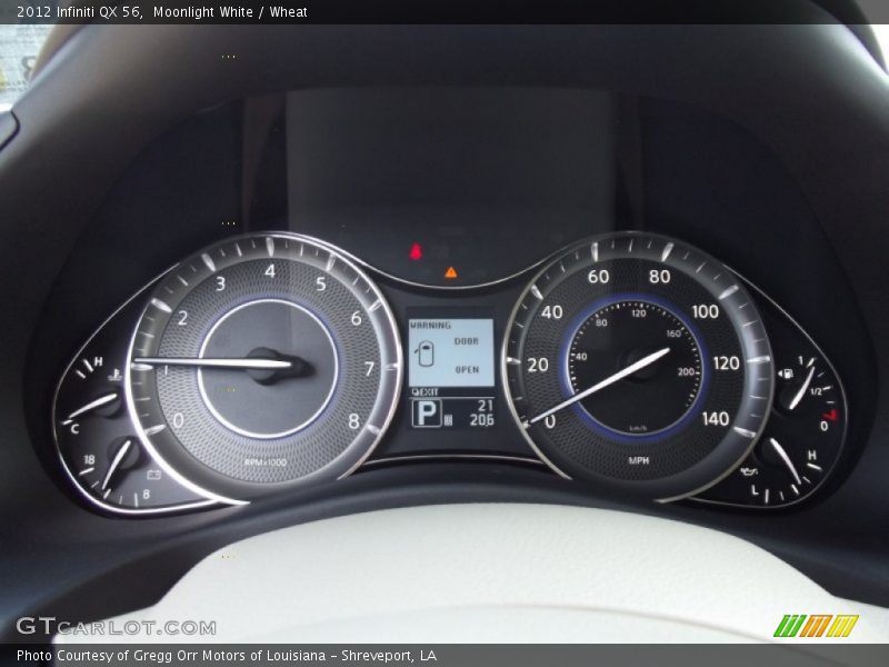 Moonlight White / Wheat 2012 Infiniti QX 56