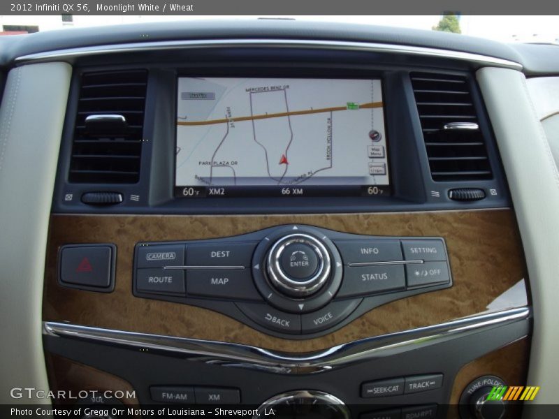 Moonlight White / Wheat 2012 Infiniti QX 56