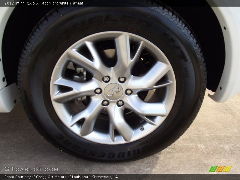 Moonlight White / Wheat 2012 Infiniti QX 56