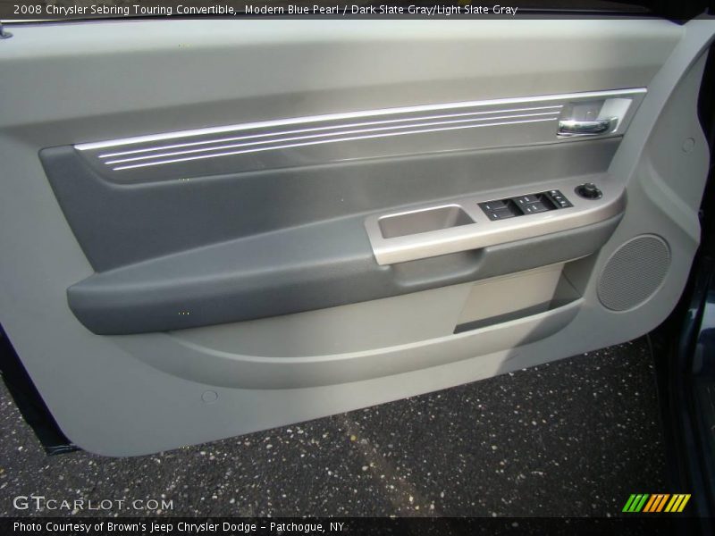 Modern Blue Pearl / Dark Slate Gray/Light Slate Gray 2008 Chrysler Sebring Touring Convertible