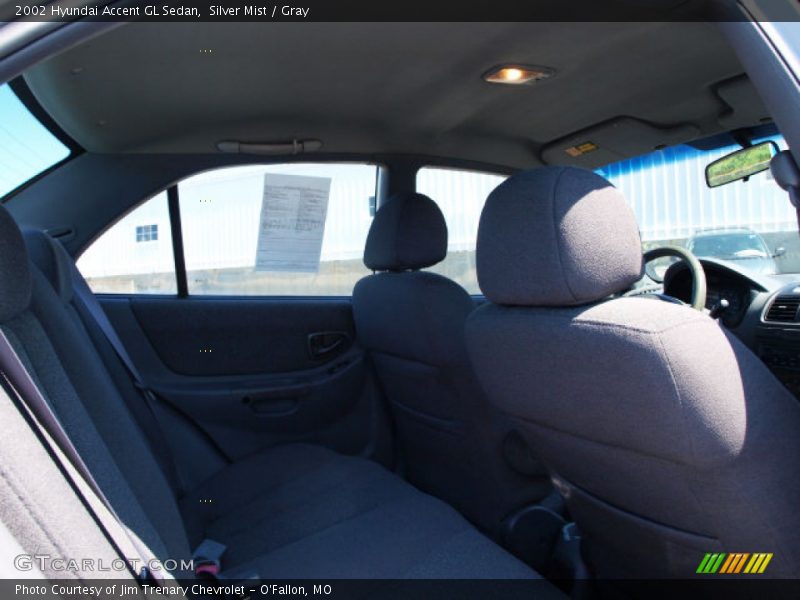 Silver Mist / Gray 2002 Hyundai Accent GL Sedan
