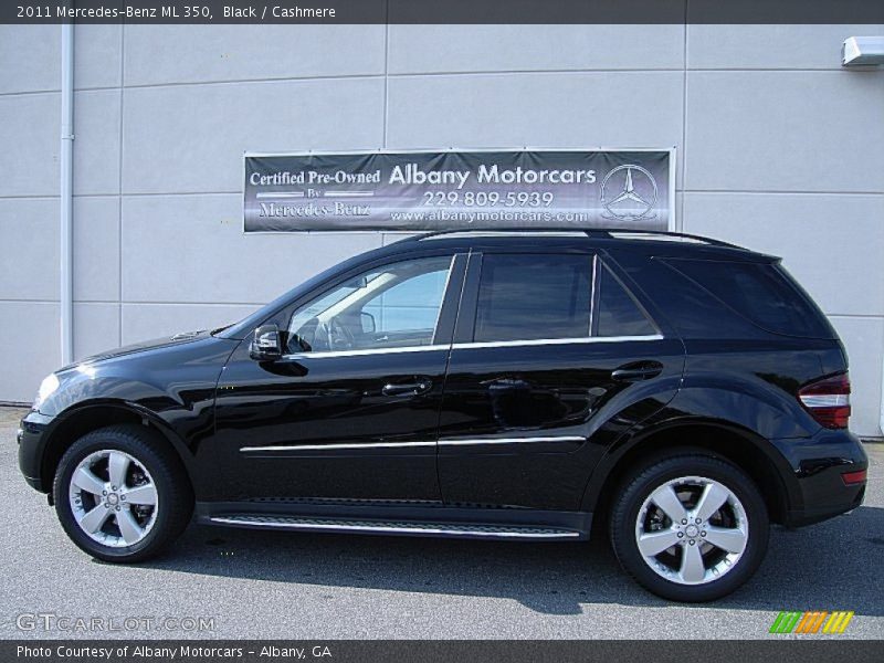 Black / Cashmere 2011 Mercedes-Benz ML 350